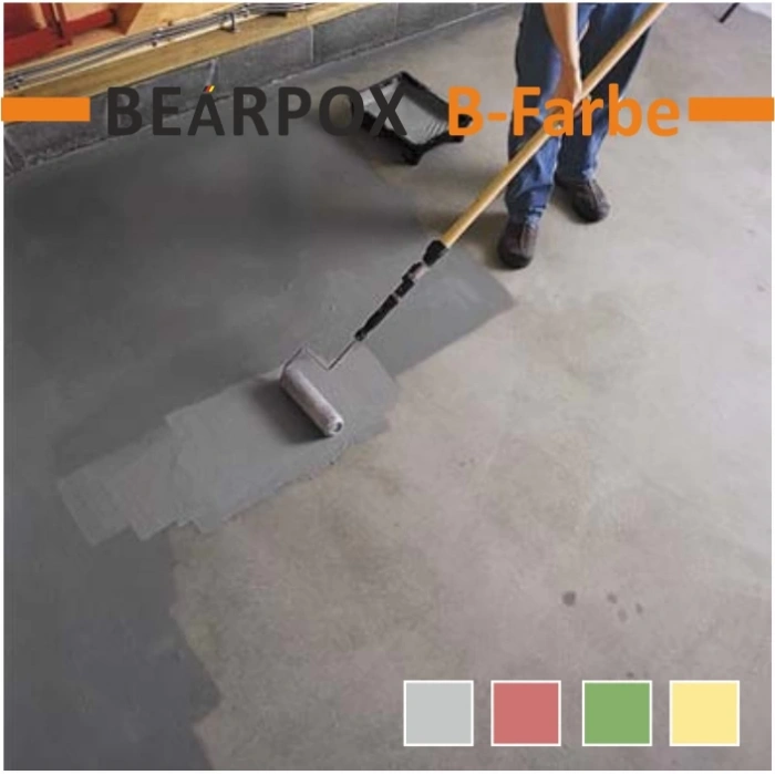BearPOX B Farbe epoksi zemin boyası 5 kg Set Kırmızı - Görsel 3