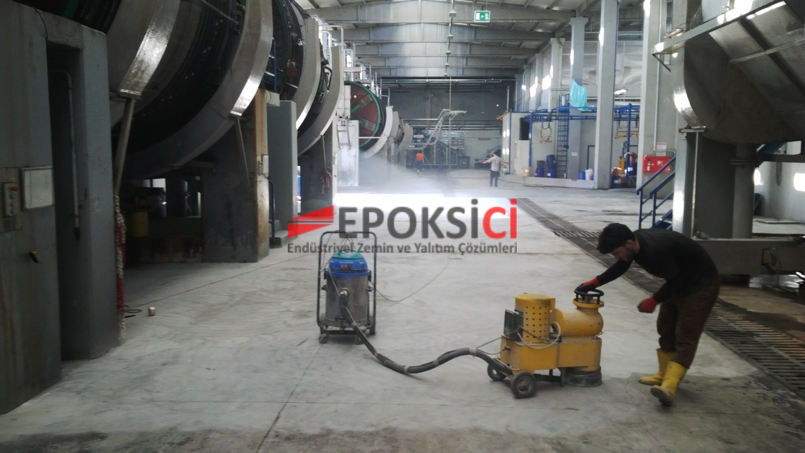 Prima deri fabrikası – elmas taşlama ile yüzey hazırlığı