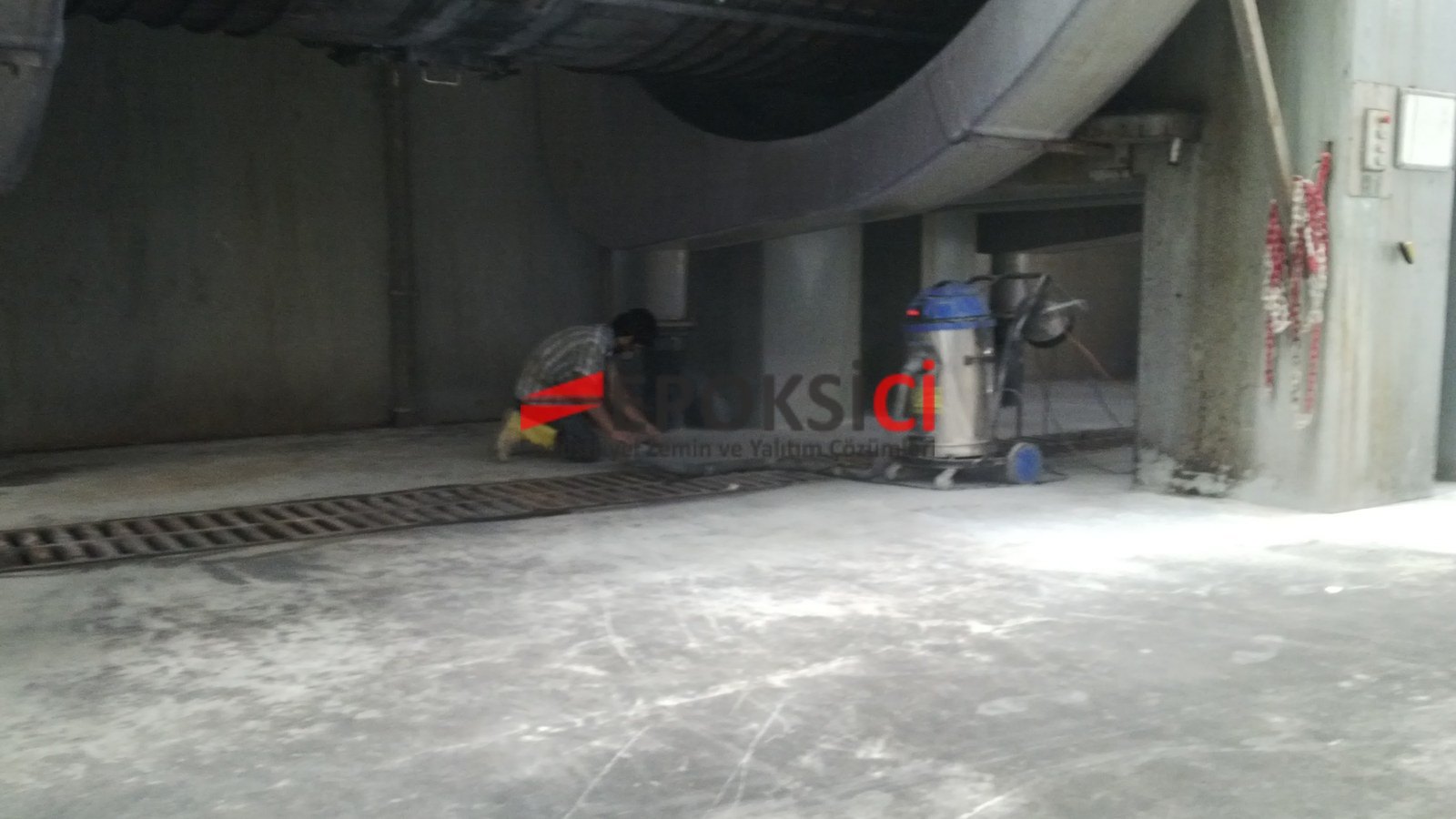 Prima deri fabrikası – makine altlarında yüzey hazırlığı