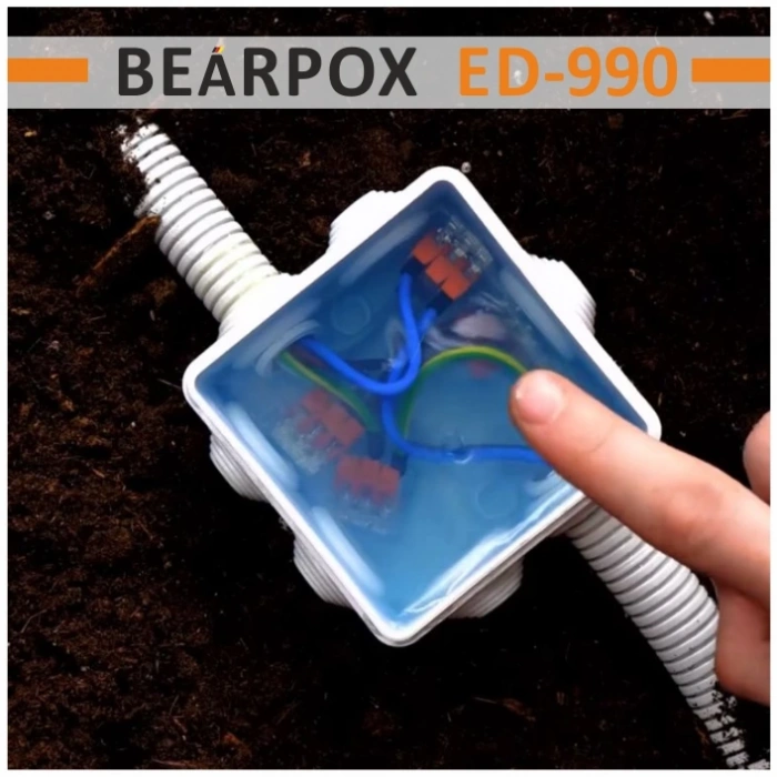 Tek bileşenli jel elektronik devre yalıtımı BearPOX ED-990 1 Kg