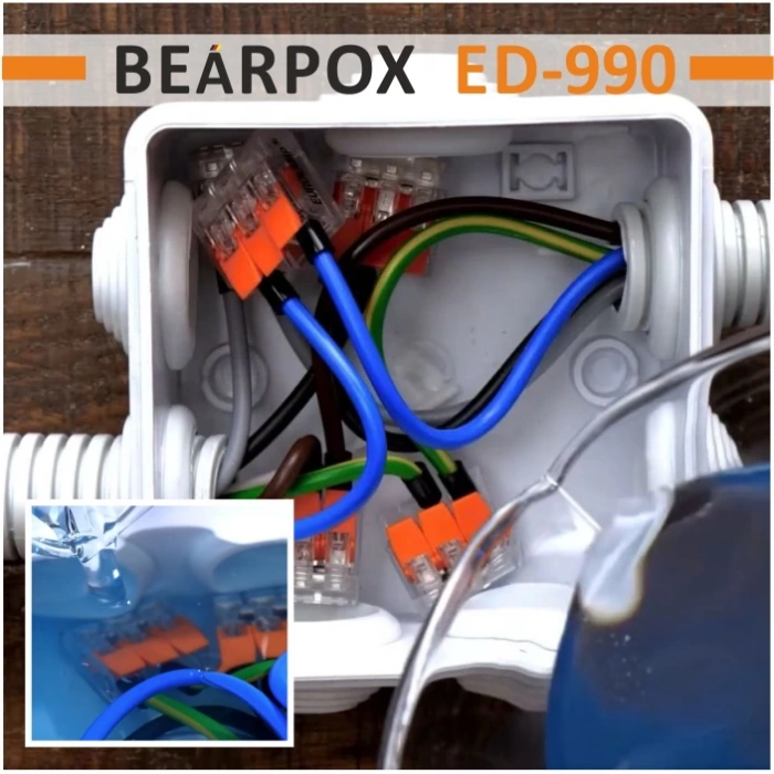 Tek bileşenli jel elektronik devre yalıtımı BearPOX ED-990 1 Kg
